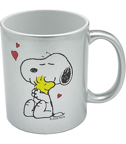 Keramik Latte-Tasse Mit Emoji Woodstock – 598 Ml, Wärmeschützend, Spülmaschinenfest