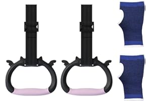 GTYHH 1 Paio di Anelli Sportivi per Bambini E 1 Paio di Protezioni per I Palmi, Attrezzatura Fitness per Bambini, Attrezzatura per Allenamento Fisico per Bambini, Accessori Fitness Indoor