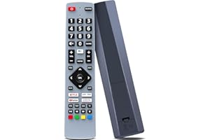 GOUYESHO SHWRMC0133 pilot zamienny do Sharp Aquos Ultra HD Smart TV, kompatybilny z 24BI6EA 32BI5EA 40BI5EA 40BL2EA 40BN6EA 43BL5EA 43BL5EA 43BN5EA 55BL5EA 65BL3EA (bez funkcji głosu)