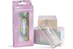 Glass Foot File by Glowxie | 2 Files in 1 (Scub+Buff) | Dead Skin & Callus Remover | Long Lasting | Hypoallergic