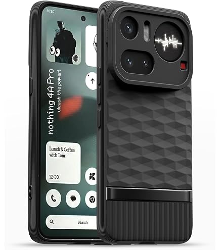 Hupshy PU Leather Hard Back Case for Nothing Phone 4a Pro 5G| Slim