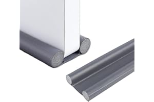 AUTUCAU Under Door Draft Stopper 37 inches Adjustable Insulation Double-Sided Sound Proof Door Air Draft Blocker for Noise Light Smell Stopper,Upgraded Version