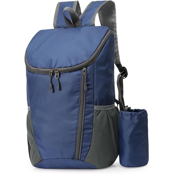 Bekahizar Faltbarer Rucksack 20 L – Ultraleicht & Platzsparend Für Reise, Wanderung, Sport