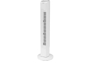 SUNTEC WELLNESS SUNTEC Ventilateur Colonne CoolBreeze 7400 TV Tour de ventilation oscillante | 3Vitesses Minuterie (0-120 min.) | 74 cm | 45 Watt Blanc