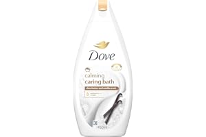 Dove Calming Caring Bath Shea Butter and Warm Vanilla, 450 ml, Packaging may vary