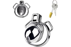 304 säkerhetsbur i rostfritt stål för användning vid träning för män, 4 ringstorlekar, inbyggt dolt lås-RDLZ04 (Ring-45mm)
