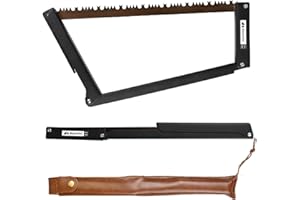 AILOPTA Sega Pieghevole da Campeggio, Sega Manuale Multiuso Pieghevole con Sega A Mano A Lama Lunga Sega da Giardino Sega Ad Arco Pieghevole Sega da Potatura Attrezzo per Esterno