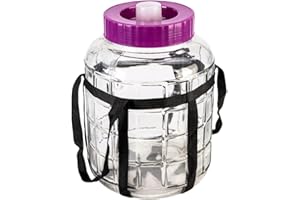 SILPLAST 10 L Universelles Glas mit Gärsystem Gärbehälter Glasballon Gärballon Weinballon