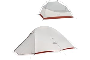 Naturehike Tentes de Camping et Randonnée 2 Personne Ultra Légère Tente Facile à Installer Tentes Dôme Tente 4 Saison Imperméable Ventilée pour Pique-Nique Randonnée