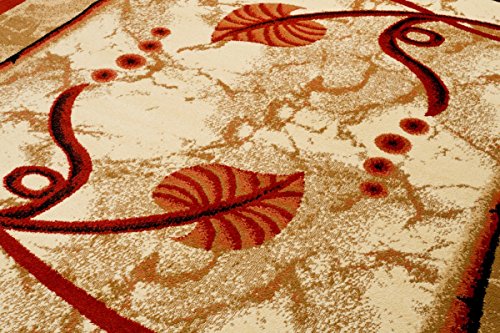 TEPPICH KLASSISCH SEHR BUNT wunderschöne Muster PERFEKT INS WOHNZIMMER in ROT/Terrakotta (240 cm x 330 cm) - 3