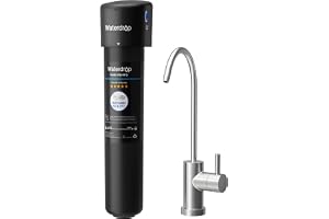 Waterdrop 15UB Underbänksfiltersystem, 2 År, med Kran | Minskar PFAS, PFOA/PFOS, Bly, Klor, Dålig Smak, 19.000 Gallon, NSF/ANSI 42-Certifierad