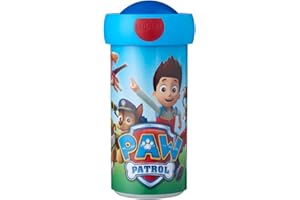 Mepal - Bicchiere per la Scuola Campus - Tazza per Bevande - Tazza per la Scuola Ermetica per Bambini - Senza BPA e Lavabile in Lavastoviglie - 300 ml - Paw Patrol