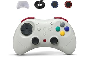 GuliKit Elves 2 Pro Wireless Controller für Switch 1/2, PC, Android, iOS, Hall Effect Joysticks, Rotary Rumble, 6-Achsen-Gyroskop, 20-Stunden Akkulaufzeit, 1000Hz Abtastrate, D-Pad (Retro)