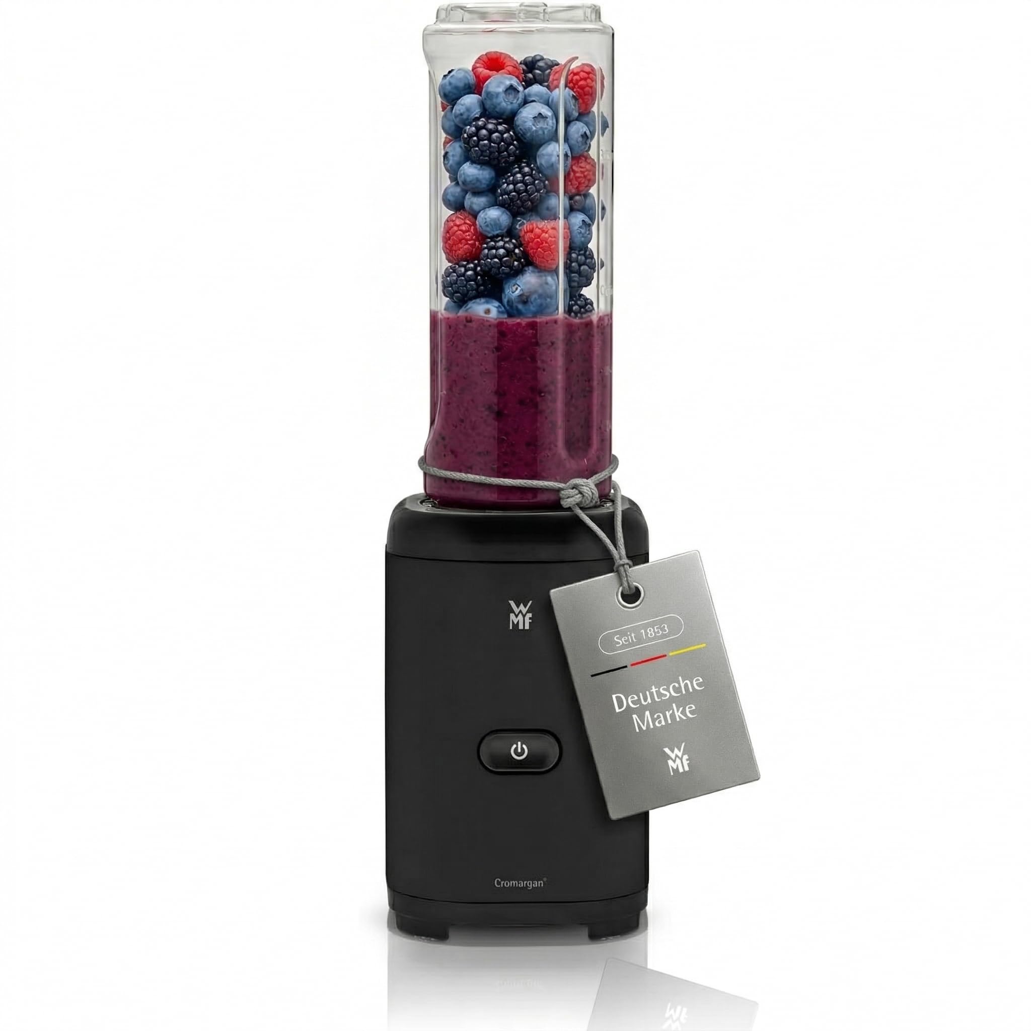 WMF Kult X Mix & Go – Smoothie Maker & Mixer, kompakter Standmixer 300 W mit 0,6 L Tritan-Flasche...