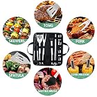 Fixget 20-teilig Edelstahl Grillbesteck Set – Bild 3