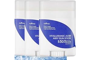 ANLOXIMT protection solaire SPF50 + Acihyaluronique Gel solaire aqueux Crème solaire coréenne Respirant Visage Corps Crème solaire Convient à tous les types peau (22g (paquet 3))