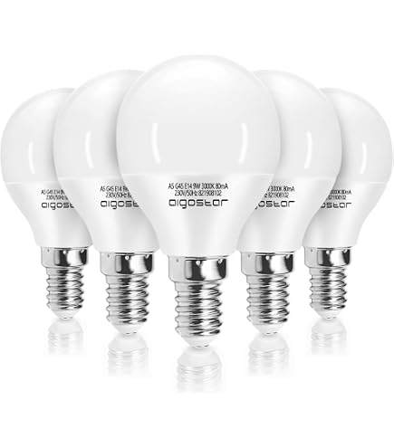 V-TAC LED-Glühbirnen Set, 6 Stück, E14, 5,5W, Warmweiß 2700K – Energiesparend, Langlebig