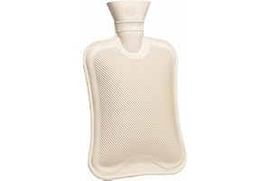 RISSLER Borsa Acqua Calda 2L - Boule Acqua Calda en Gomma Super Morbida, nostra borse Adattarsi per il Sollievo il dolor e per Scaldaletto