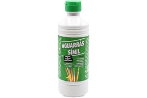 PLAYZOCO Aguarrás simil, Aguarrás White Spirit, Apto para esmaltes y barnices sinteticos o de base grasa o pinturas al óleo, Mejora la brochabilidad, Capacidad 750 ml