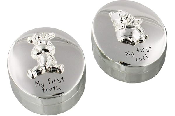 Disney Winnie The Pooh S/P First Tooth & Curl Set