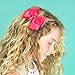 Clip Grosgrain Bow - Coral