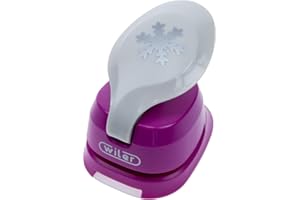 Wiler CPEF203 Fustella per Carta ed Eva Foam a Forma di Fiocco di Neve misura 25mm