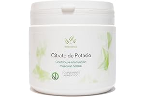 Benessence - Citrato de Potasio en polvo soluble - complemento alimenticio - 125 días de integración - 500 g
