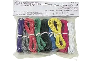 Velleman K/MOWM sorterad fullkärnig monteringstråd kit, flerfärgad