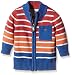 Kite Baby-Boys Stripy Knitted Cardi Striped Long Sleeve Cardigan, Multicoloured (Multi), 0-3 Months (Manufacturer Size:0-3M))