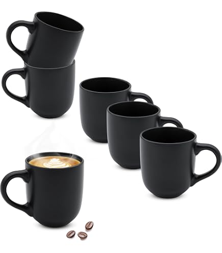 Generic Set De 6 Tasses à Café Express Ou Thé + Sous-Tasse