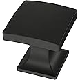 Franklin Brass Lombard (1-Pack) Cabinet Knobs Matte Black Drawer Knobs Kitchen Cabinet Knobs for Dresser Drawers Pulls and Knobs 1" Closet Door Knobs P41758K-FB-C