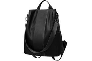 AfitLulu Mochila grande para mujer, de piel engrosada, con correas de hombro ajustables extraíbles, bolsa múltiple, mochila de viaje con bolsillo trasero antirrobo