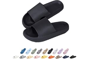 Menore Cloud Sliders Women Men, Super Soft Bathroom Sliders Slippers, Non-Slip Pool Pillow Sliders Summer, Platform Poolside Sandals Shower Sandals for Indoor & Outdoor