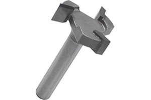 ANVFLIK 25mm CNC Spoilboard Surfacing Router Bit, 1/4 Inch Shank 1 Inch Cutting Diameter, Slab Flattening Router Surfacing Bit