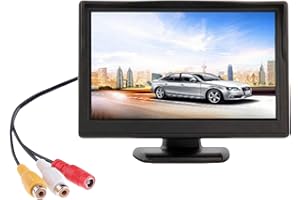 Bathgate 5 Inch Reversing Camera Monitor Screen,Full Colour LCD Display,Ease Setup Plug-Play,Car DVD, Serveillance Camera, LCD Car Monitor for Car Trucks Buses Motorbikes