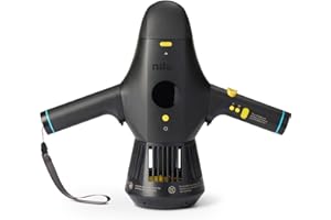 Nilox Waterscooter, Acqua Scooter Elettrico per Sup e Immersioni Fino a 5 m di Profondità, Fino a 60 min di Utilizzo, 2 Velocità fino a 5 km/H, Facile da Trasportare, Colore Nero