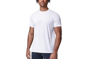 ZENGJO Sports T Shirt Men, Quick Dry Gym T Shirts Mens Running Top Short Sleeve