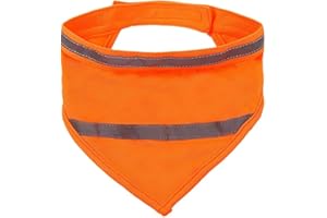 MIOYOOW Bandana pour Chien, Bavoir Réfléchissant pour Chien Écharpe Réglable pour Animal Compagnie pour Camping Chasse Voyages