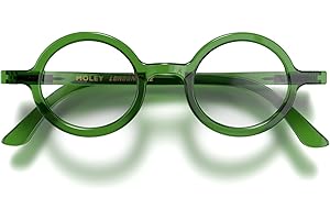 LONDON MOLE® Moley gafas de lectura | Lectores geniales de forma redonda | Hombre y mujer unisex | Bisagras de resorte