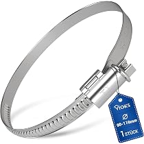 Collier De Serrage VIOKS Acier Chromé Ø18-28mm | Pour Tuyau Lave-vaisselle Machine à Laver | Fixation Sécurisée