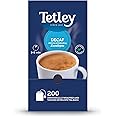 Tetley Everyday Original Decaf Black Tea Bags – Smooth Decaf Blend - Great for All Day Enjoyment -Rainforest Alliance Certified - Full-Flavoured and Refreshing - 200 Enveloped Teabags (1 Pack)