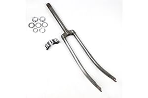 OldNewBikes Fourche Type Phillips Non Peinte + Jeu de Direction pour vélo Classique avec Roue de 28" et Cadre de 24"