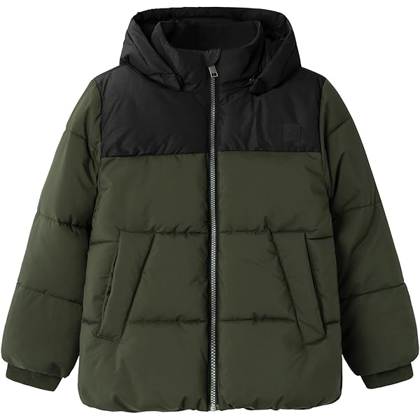 NAME IT Jongens Nkmmarlow Parka Jacket Pb, Timber Wolf, numeric_134
