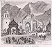 Produktbild Alu-Dibond-Bild 40 x 40 cm: "Shrine of the Nuestra Senora de Copacabana, Lima, Peru, from Incidents of Travel and Exploration in the Land of the Incas by E. George Squier, pub. in 1878 (engraving)", Bild auf Alu-Dibond