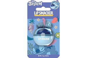 Lip Smacker, Läppbalsam Disney Stitch för Barn, Enkel Blister | Disney Stitch Design, Läppbalsam med Smak, Närande Formula, Mjuk Lyster, Roligt Presenttips