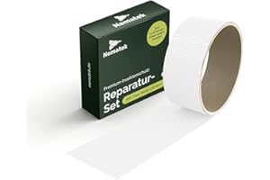 Nematek Fliegengitter Reparatur Set - 4,5 cm x 2 m Fliegengitter Reparatur Klebeband - Reparaturband für Moskitonetz, Insektenschutz Tür und Fliegengitter Fenster - weiß
