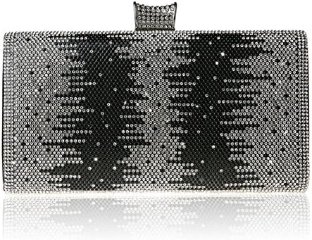 Rhinestone buckle bag Fashion dinner bag Ladies hand bag-C