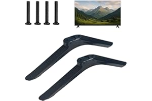 YFHUVB TV Legs, Universal TV Stand Legs, sharp Television stand legs, Compatible with Most television Stand 32 40 49 50 55 Inch Screws for Home and Office Use