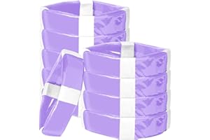SOSALUK 10 Pcs Ricarica Mangiapannolini Compatibile con Tutti Tipi di Ricariche, Sacchetti Profumati Blocca Odori con 7 Strati Protettivi VIOLA