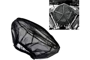 YHMTIVTU Filtro aria Rain Sock Air Cleaner Cover Compatibile con Harley Sportster 883 1200 XL Touring Road Glide Street Glide Softail Dyna